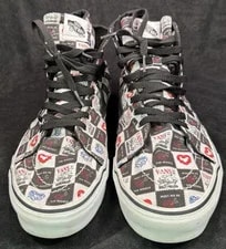 Vans SK8-Hi Tapered Love Letters Checkerboard Stamps High Top 13 3