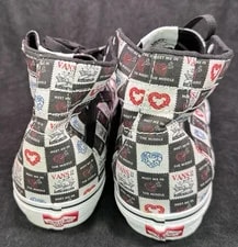 Vans SK8-Hi Tapered Love Letters Checkerboard Stamps High Top 13 4