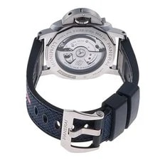 Panerai Luminor Quaranta Luna Rossa Bitempo PAM01404 Stainless Steel #KMW710 3