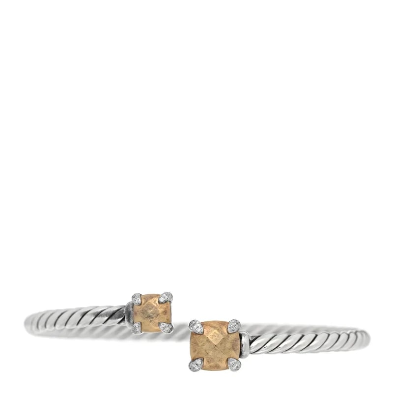 David Yurman — 18K Yellow Gold 4mm Chatelaine Bypass — Jewelry — resale