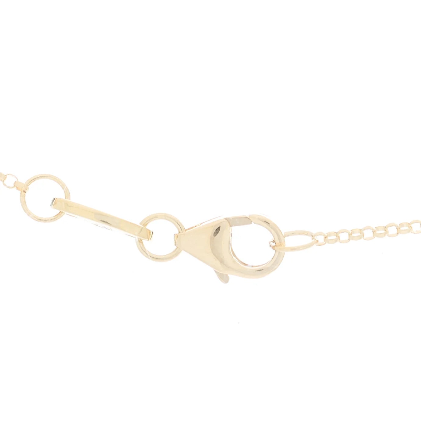 18K Yellow Gold Princess Flower Charm Station 4