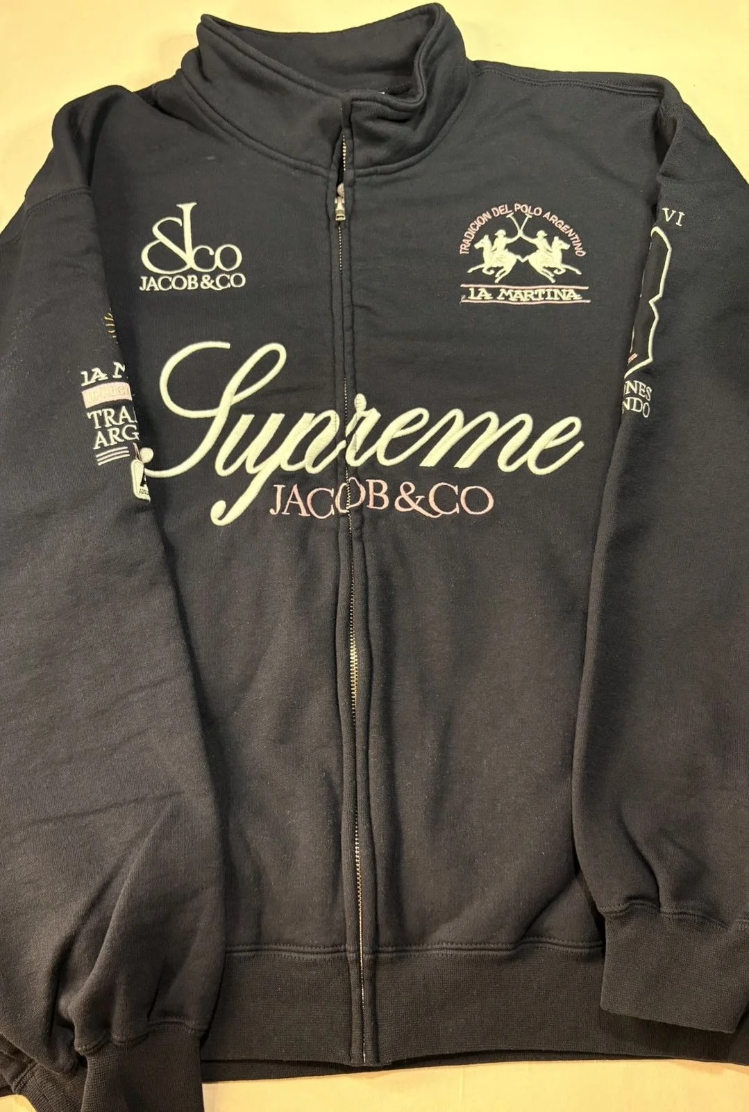 Supreme — Supreme la Martina Zip Up Sweatshirt — streetwear — deal
