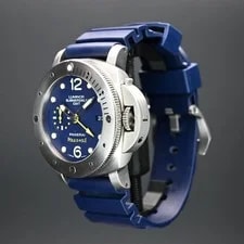 Panerai Submersible GMT PAM00719 47mm Blue Dial Pole 2 Pole 2