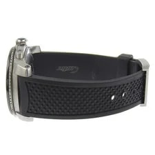 Cartier W7100056 Stainless Steel / Rubber 45mm Black Dial Automatic #NW052 4