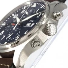 Authentic IWC Pilot's Chronograph Petit Prince IW377714 Stainless Stee... 3