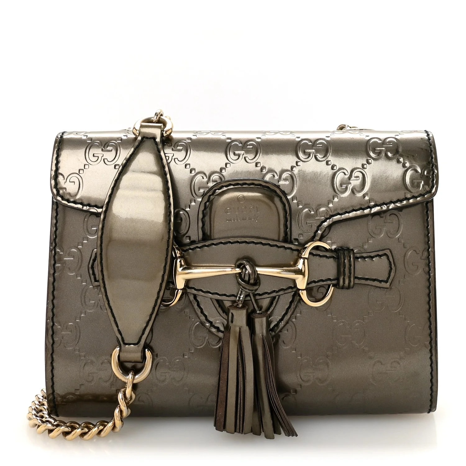 Gucci — Shine Mini Emily Chain Sasso — Handbag — resale
