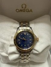 Omega — Omega Seamaster 120m Two-Tone 18k Gold & Steel Box & Papers — Watch — resale