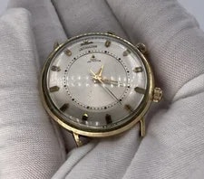 Jaeger-LeCoultre — Jaeger-LeCoultre Memovox Alarm 1950s Manual Wind 10K Gold Filled — Watch — resale