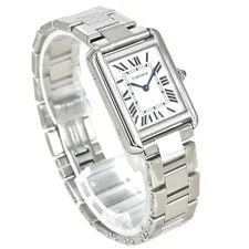 Cartier Tank Solo Sm W5200013 White Case Size 24mm #7127 3