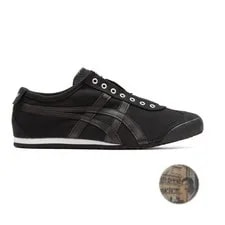 Onitsuka Tiger Mexico 66 Slip-On Black Sneakers Men’s 22.5cm New Deadstock — Sneaker — resale