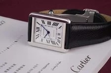 2013 Cartier Tank Solo XL Automatic Stainless Ref. 3515 Ref. W5200027 W/ Papers 2
