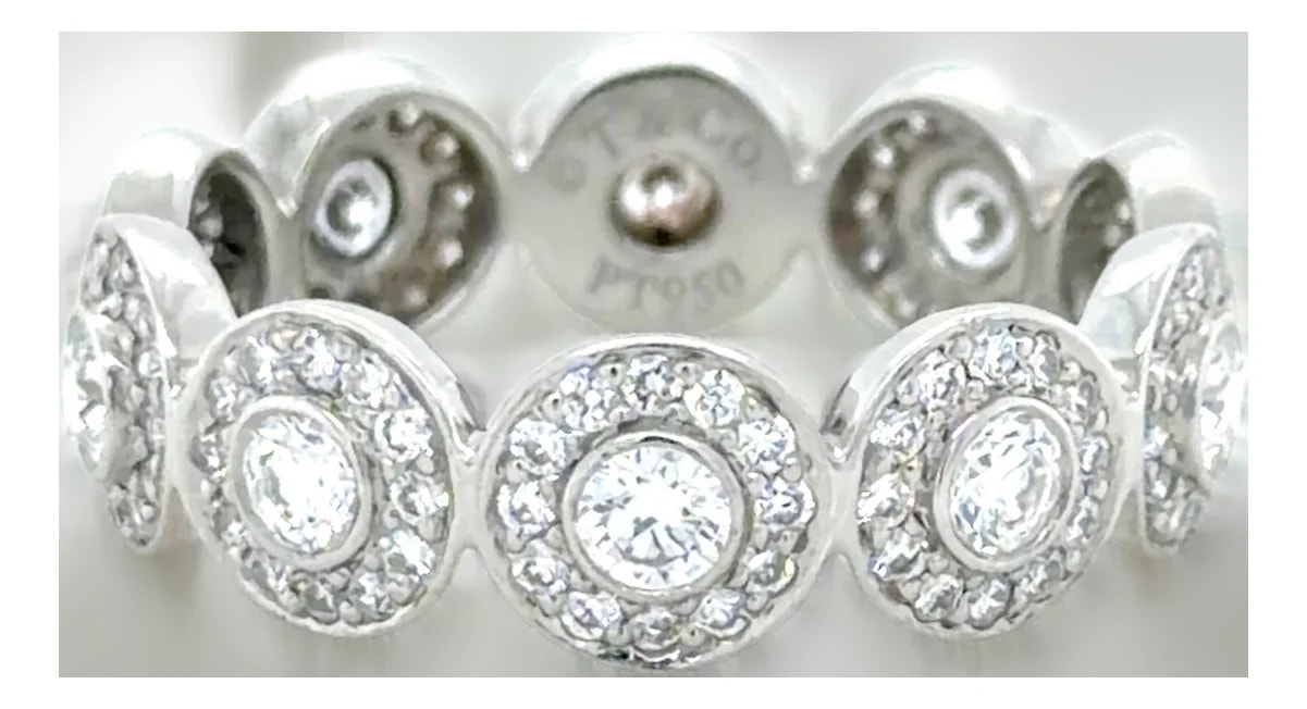 Tiffany and Co. — Tiffany & Co., 2.00 Carats Round Brilliant Cut Circlet Eternity Band — Jewelry — resale