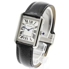 Cartier — Cartier Tank Solo SM WSTA0030 24mm SS Silver Dial Quartz #C12403 — Watch — resale