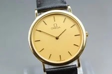 1991 Omega de Ville Cal.1378 32mm Gold Dial Qz 2