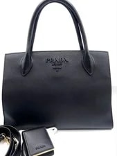 Prada Monochrome 2way From Japan 2