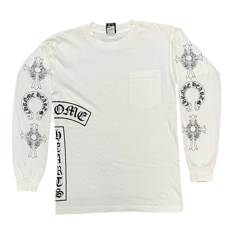 Chrome Hearts — 90s Hearts “Fuck You” Side Logo T-bar Long Sleeve — Handbag — resale