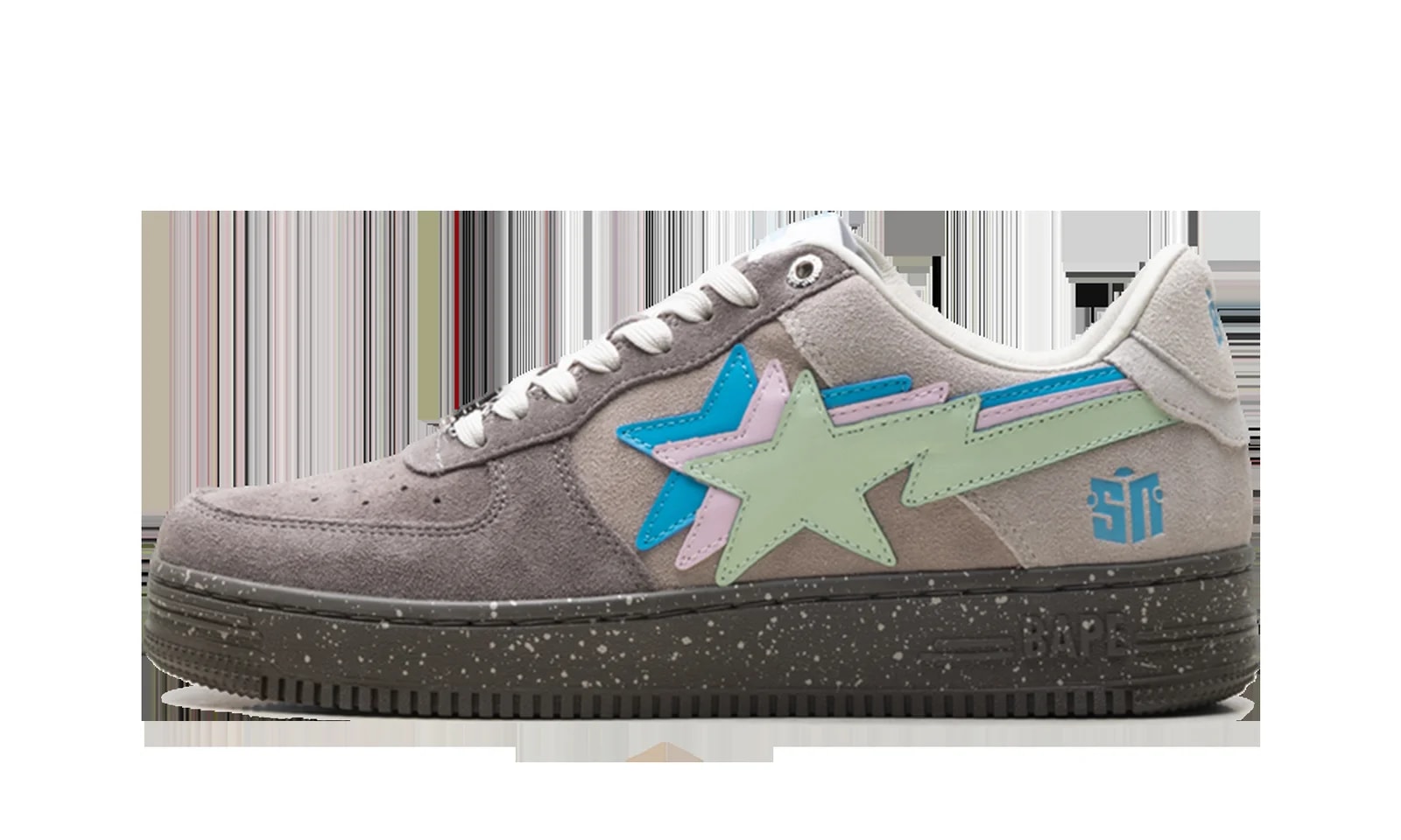 BAPE — Bape Sta " News - Night" 1J23191906CGRA — Sneaker — resale