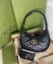 Authentic Gucci GG Marmont Half Moon Hobo Matelasse Unused 2