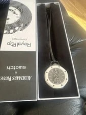 Swatch — Swatch X AP Royal Pop Black & White Colourway — Watch — resale
