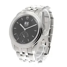 Tudor Glamour 57100 Double Date Black Dial Automatic Watch_949609 2