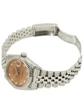 Rolex Datejust 10P Diamond 68274G 30mm Pink Dial Stainless Steel Gold Box #T063 2