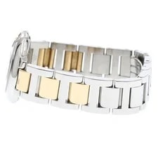 Cartier Baron Blue SM W69007Z3 2 Tone Silver Dial Quartz Watch_938520 4