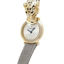 Cartier Panthere HPI01297 ( 4143) 23.6mm Yellow Gold Silver #WW3364 2