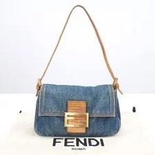 Fendi Mamma Baguette 8BR180 2384 8BR180 038 Auth A 2