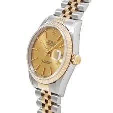 Rolex Datejust 16233 36mm Stainless Steel Champagne #WW1627 2