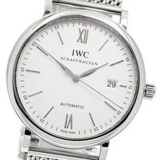 IWC Schaffhausen — IWC Schaffhausen Portofino IW356505 Date Silver Dial Automatic 's_883524 — Watch — resale