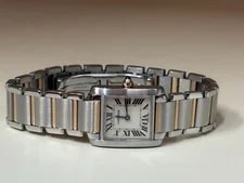 Cartier Tank Francaise 2384 18k Gold & Stainless Steel 20mm Quartz 4