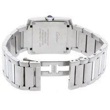 Cartier Tank Française MM WSTA0074 27mm SS Silver #C4074 2