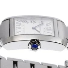 Cartier Tank Française MM WSTA0074 27mm SS Silver #C4074 4
