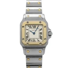 Cartier — Cartier Santos W20012C4 ( 1567) 24mm Stainless Steel Ivory #WW11034 — Watch — resale