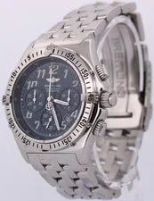 Breitling Chronoracer Rattrapante Blue Quartz Steel 39mm A69048 3