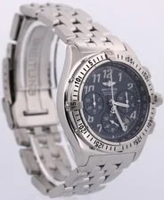 Breitling Chronoracer Rattrapante Blue Quartz Steel 39mm A69048 4