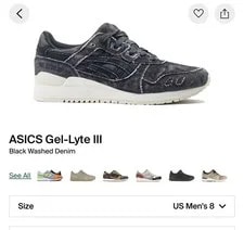 Asics — Asics GEL-Lyte III Mid Low Top Lace-Up H7ZNQ-9690 — Sneaker — resale