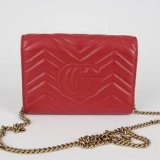 Gucci GG Marmont Matelassé Mini Chain Crossbody 474575 157638461 [P] 3