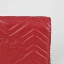 Gucci GG Marmont Matelassé Mini Chain Crossbody 474575 157638461 [P] 4