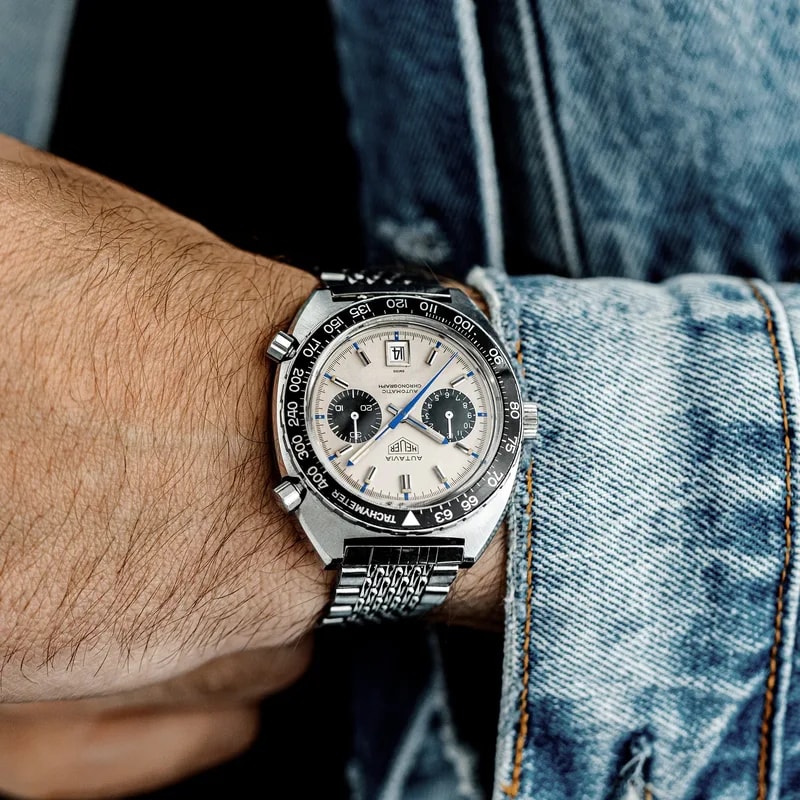 1970s Heuer Autavia 'Siffert' Ref. 1163 on Bracelet 2