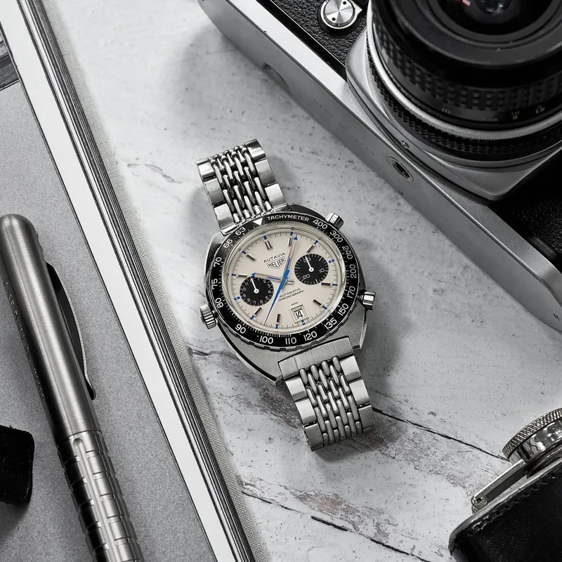 1970s Heuer Autavia 'Siffert' Ref. 1163 on Bracelet 3