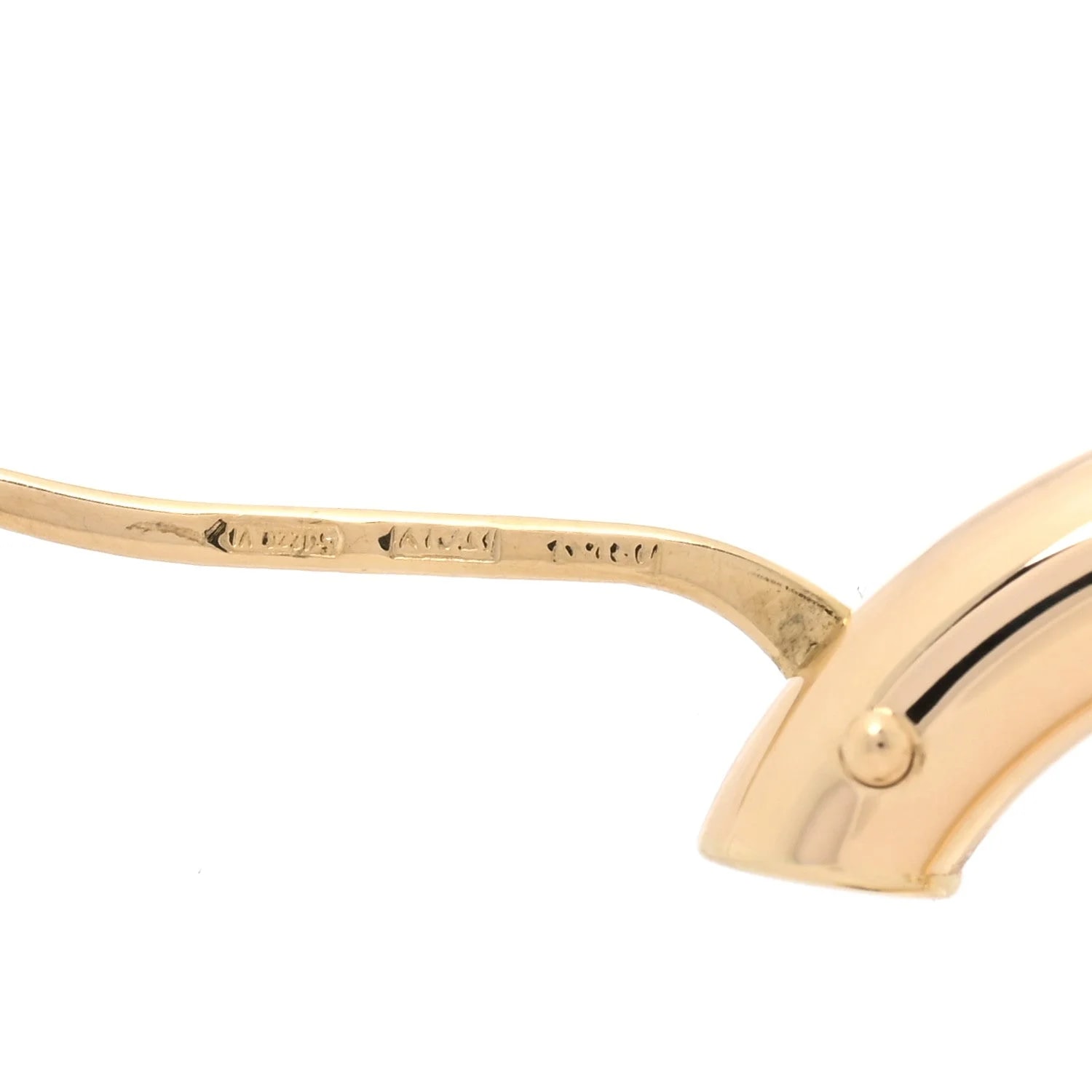 18K Yellow Gold Classics Oval Hoop 4