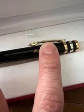 Cartier Trinity Ballpoint Pen Authentic From Japan 3