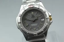 Tag Heuer 4000 Professional WF1211-K0 Gray Dial Quartz From Japan 2