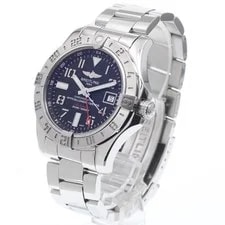 Breitling Avenger II GMT A32390 43mm SS Black #C5810 2
