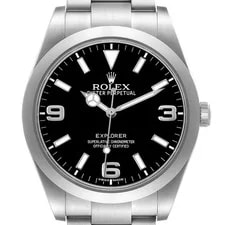 Rolex — Rolex Explorer I 39 Steel Black Dial 214270 — Watch — resale