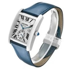 Cartier Tank MC Steel Silver Dial W5330003 4