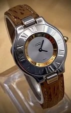 Must de Cartier 21 Quartz in Fine Condition. 31mm Case. Ref: 1330 3