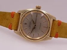 Rolex Oyster Perpetual Ovetto 5015 Just Serviced 10KT Gold '1950 Automatic 4