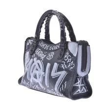 Balenciaga Classic City Graffiti 431621 Excellent C 2
